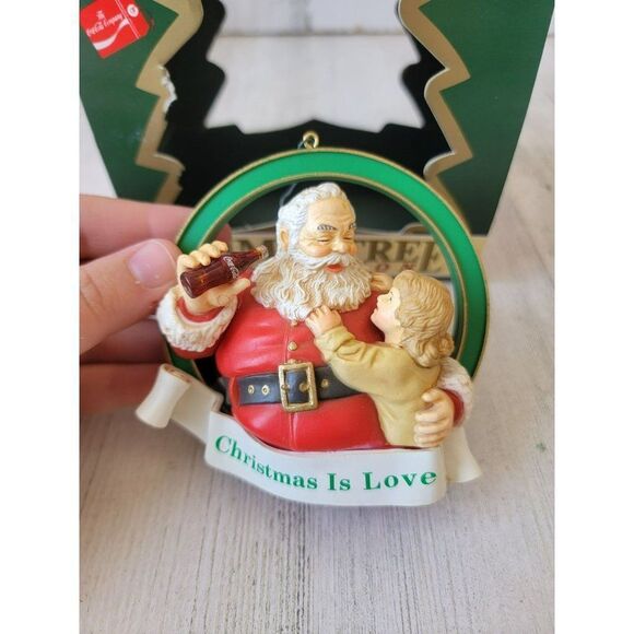 Coca-Cola trim a tree 1938 Christmas Is Love ornament Xmas decor - Picture 2 of 8